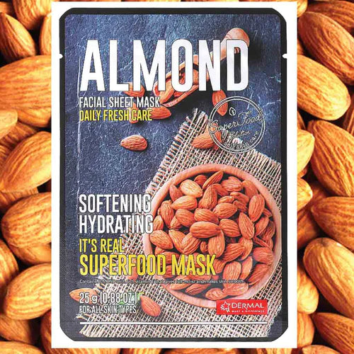 Dermal It's Real Superfood Mask - Almond