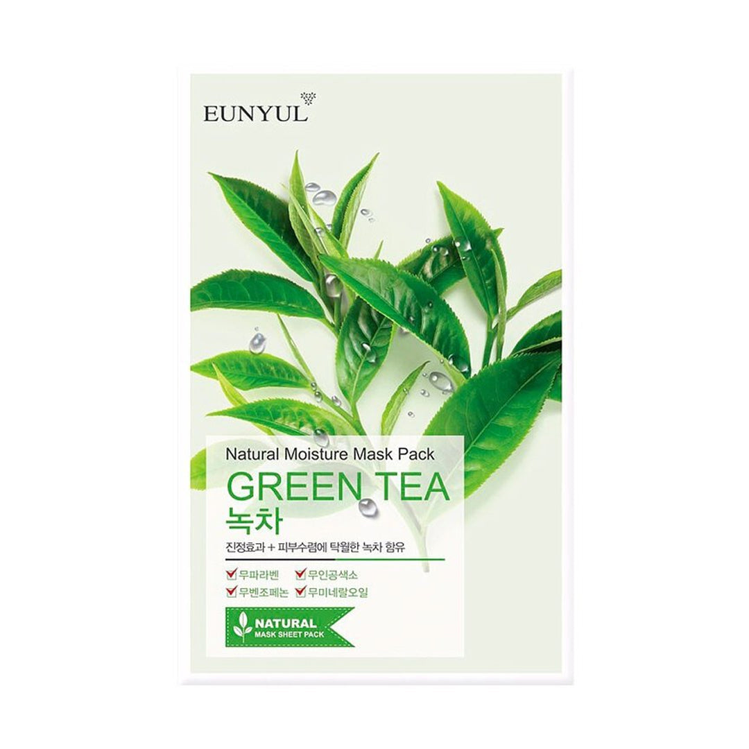 EUNYUL - Natural Moisture Mask Pack - Green Tea