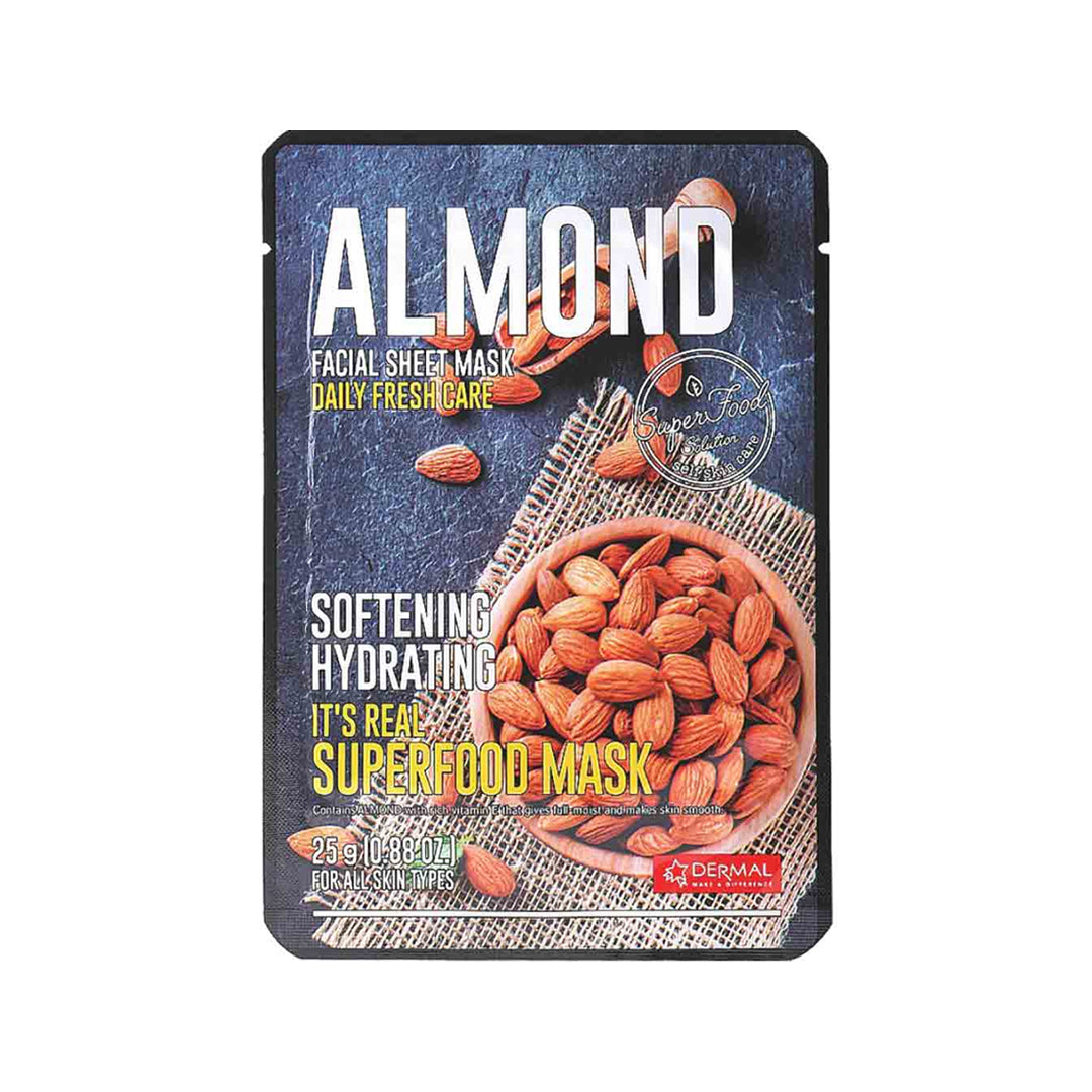 Dermal It's Real Superfood Mask - Almond