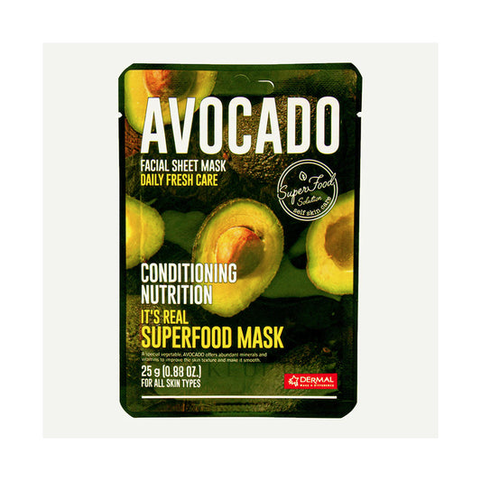 Dermal It's Real Superfood Mask - Avocado