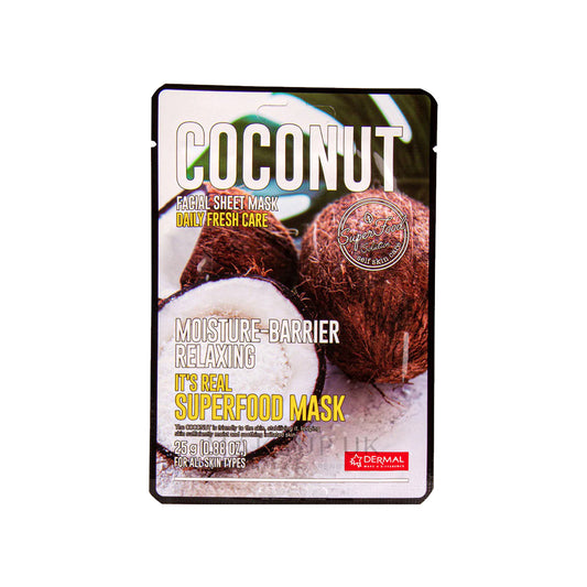 Dermal It's Real Superfood Mask - Coconut