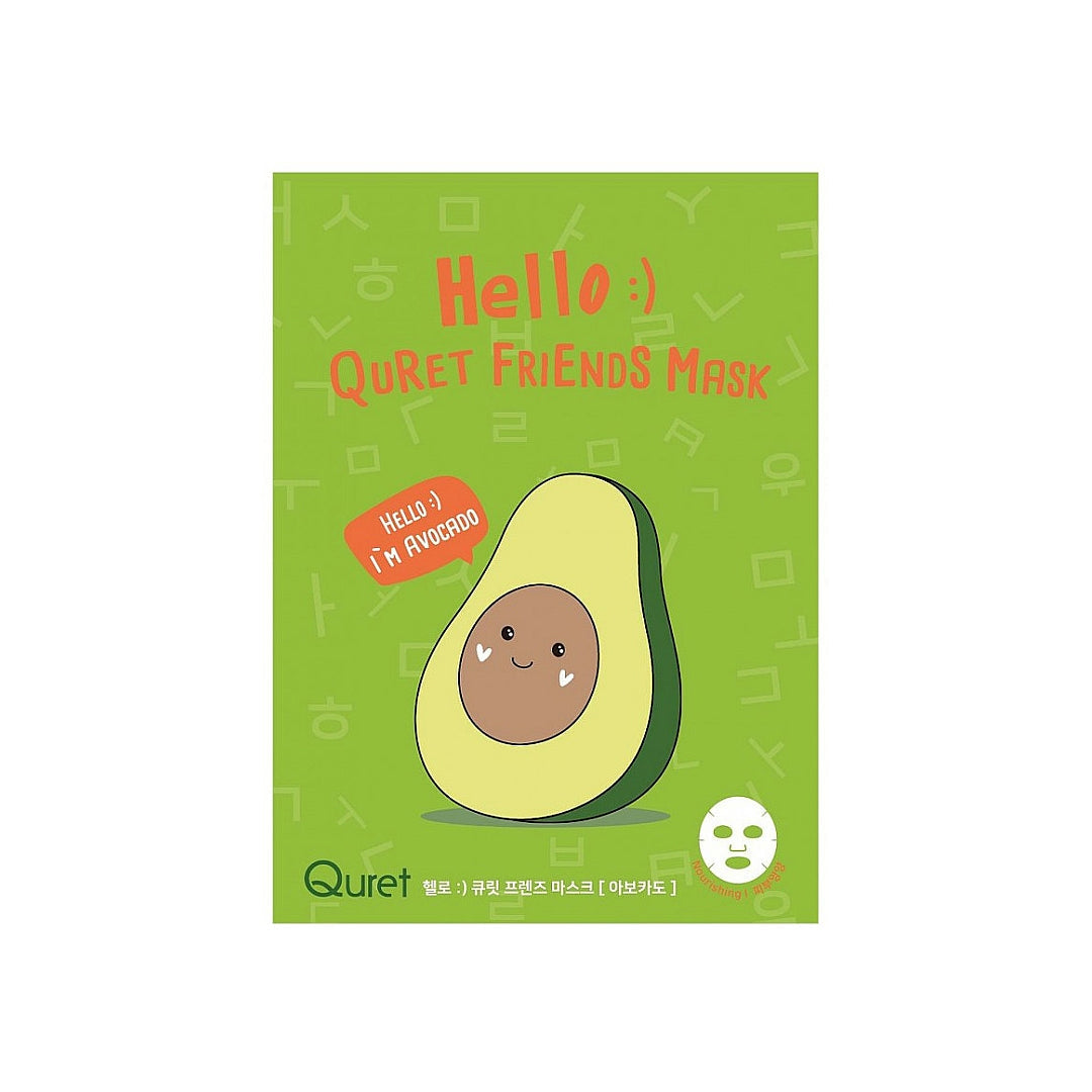 Quret Friends Mask- Avocado