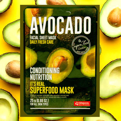 Dermal It's Real Superfood Mask - Avocado