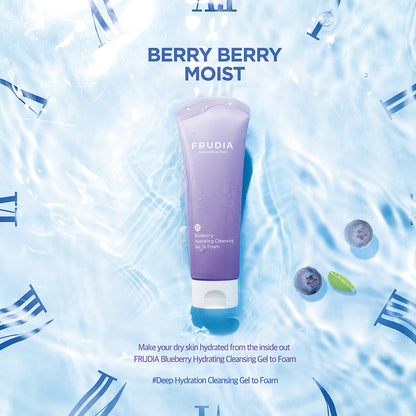 Frudia Blueberry Hydrating Cleansing Gel To Foam