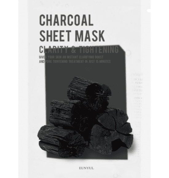 EUNYUL - Purity Facial Sheet Mask Charcoal - Clarity & Tightening