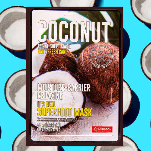 Dermal It's Real Superfood Mask - Coconut