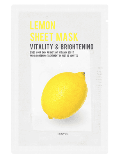 EUNYUL - Purity Facial Sheet Lemon - Vitality & Brightening