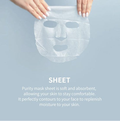 EUNYUL - Purity Facial Sheet Mask Aloe - Relief & Moisturizing