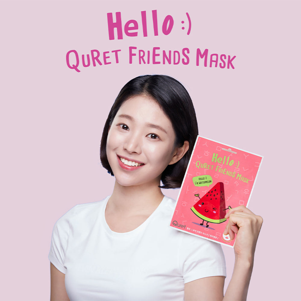 Quret Friends Mask- Watermelon