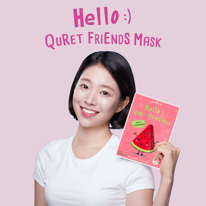 Quret Friends Mask- Watermelon